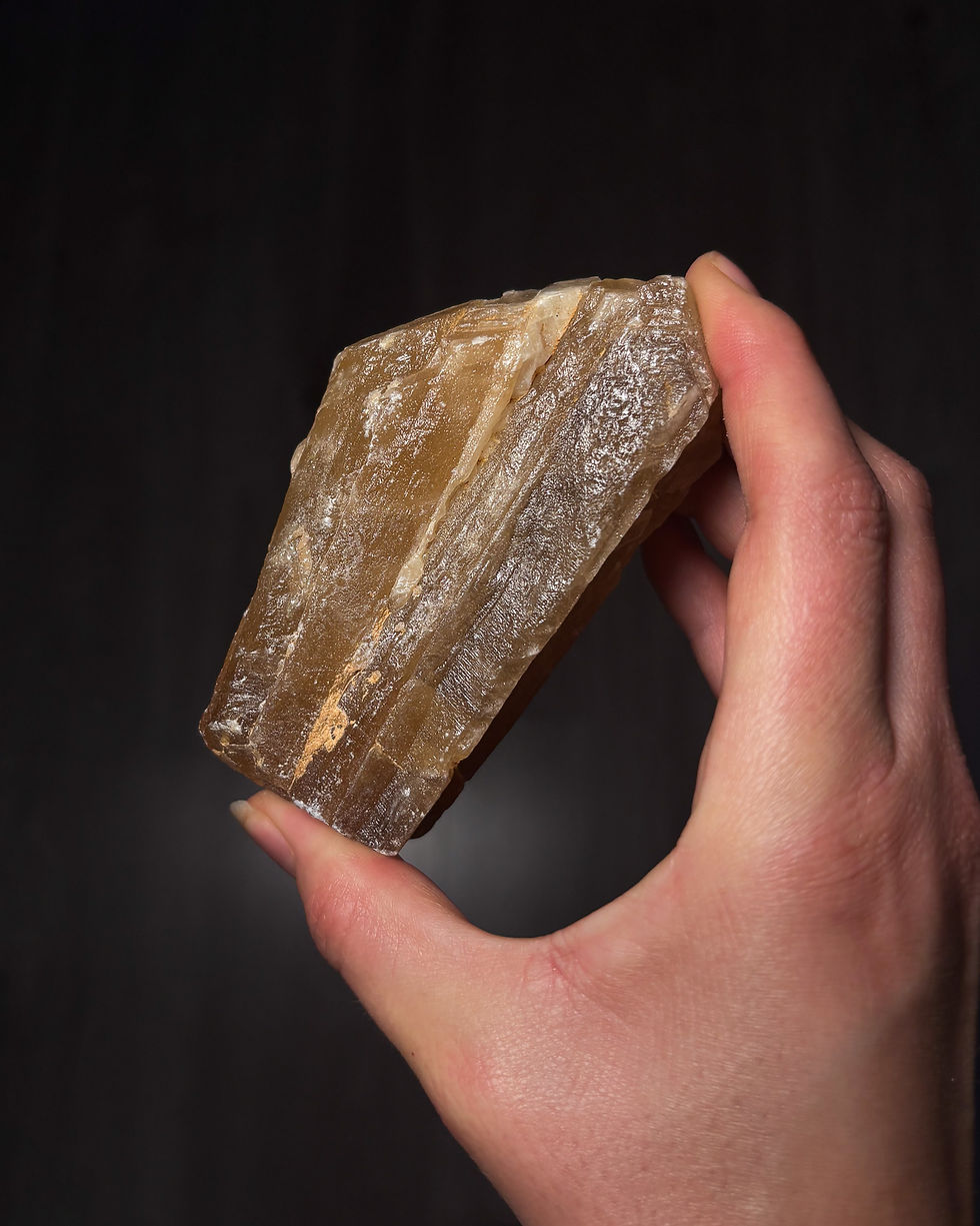 Thumbnail: Trozo de aragonita miel - Namibia