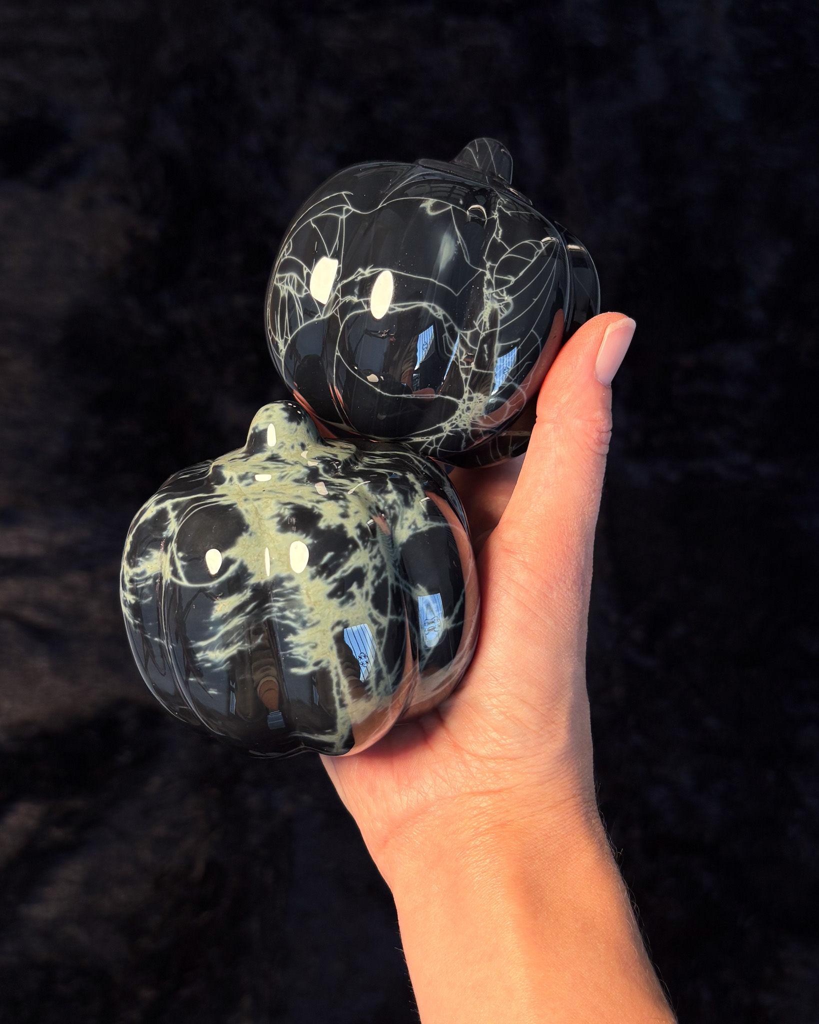 Calabazas - Obsidiana Tela de Araña