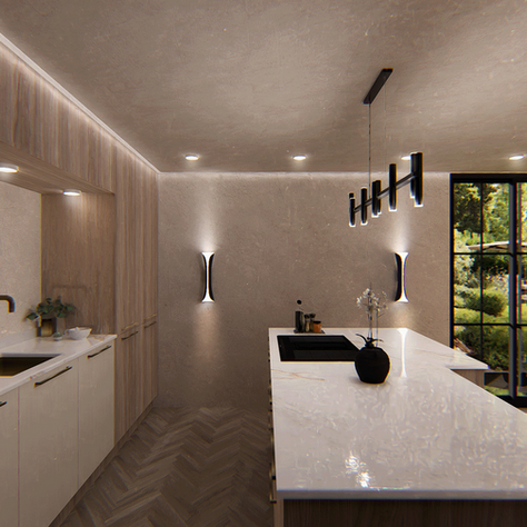 Een modern keukenontwerp door IDentity Architecture & Construction Engineering, 2025. Alle rechten voorbehouden.