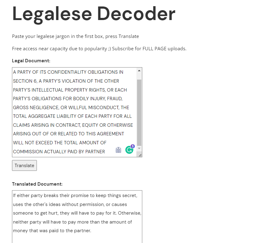 legalese decoder