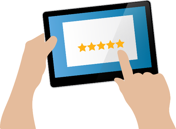 Ask customers to leave you positive facebook reviews