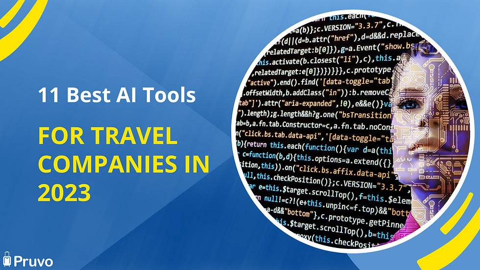 11 Best AI Tools For Travel Companies in 2025