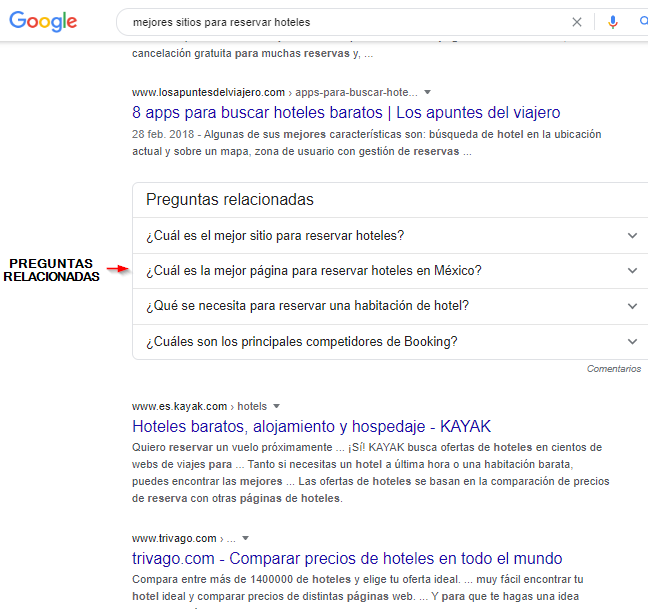 preguntas relacionadas a mejores sitios para reservar hoteles