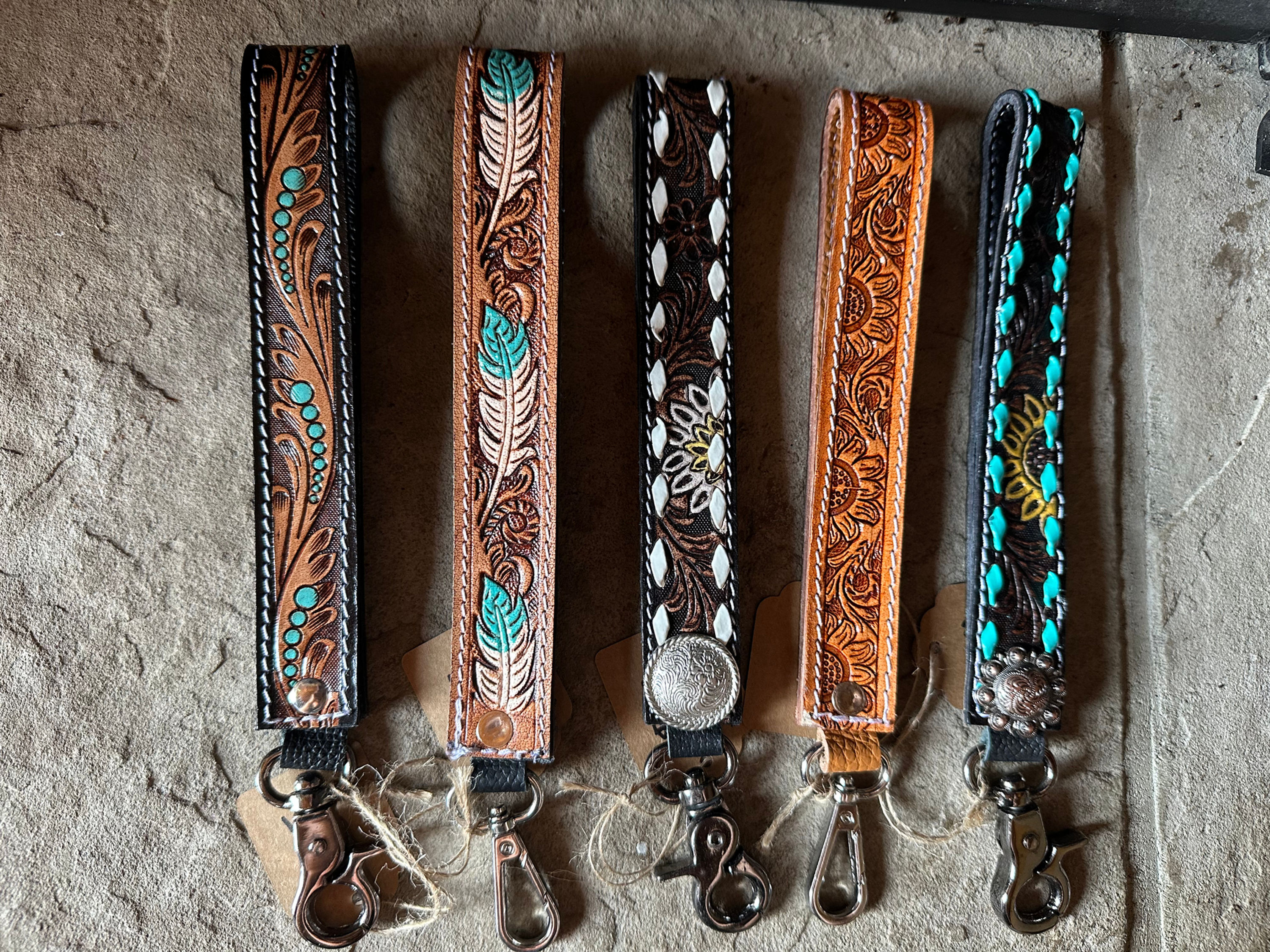Large Tooled Key Fobs