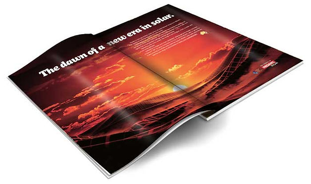 redarc magazine double page solar advert