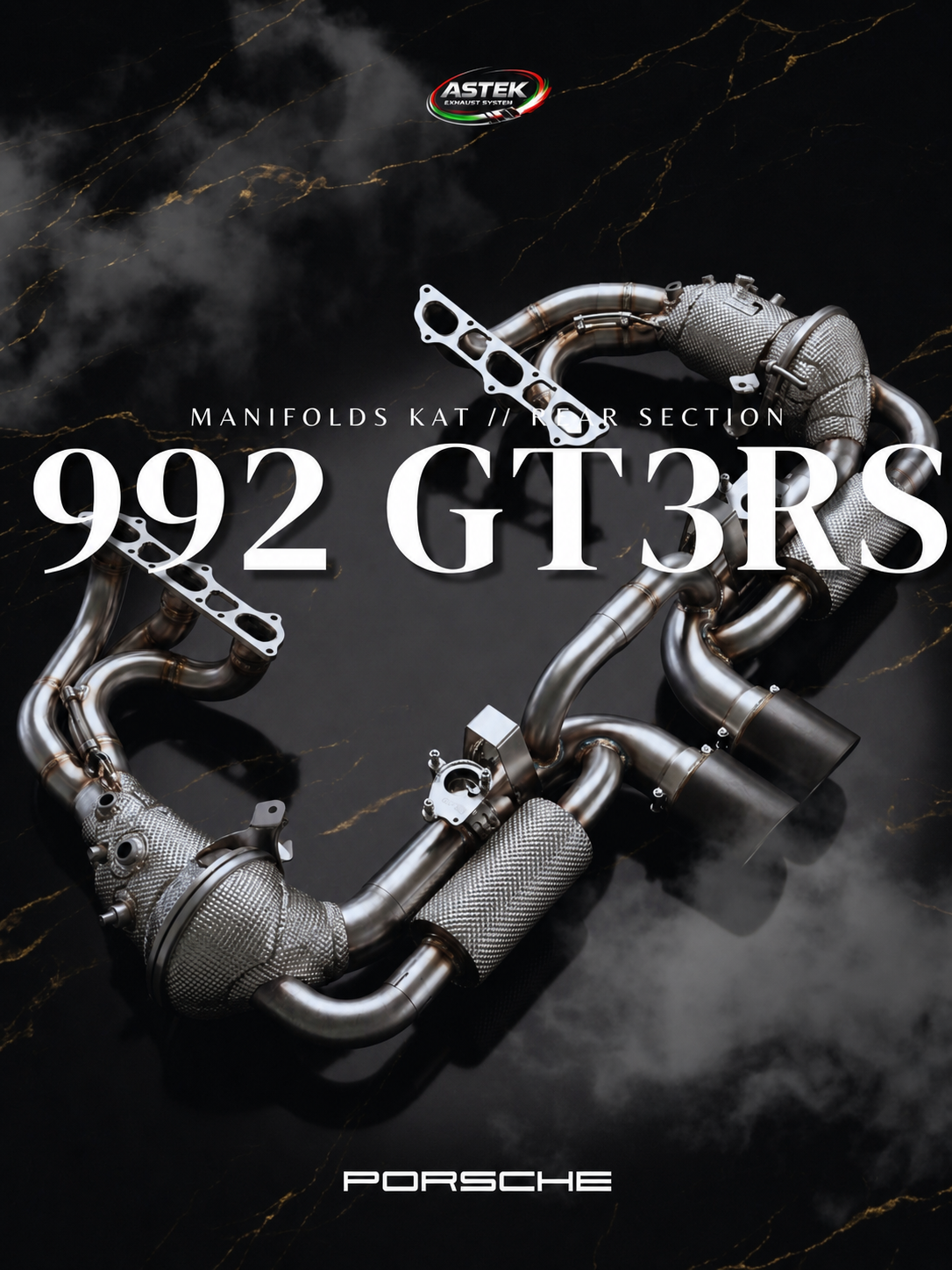 Astek Exhaust Porsche 992 GT3 RS