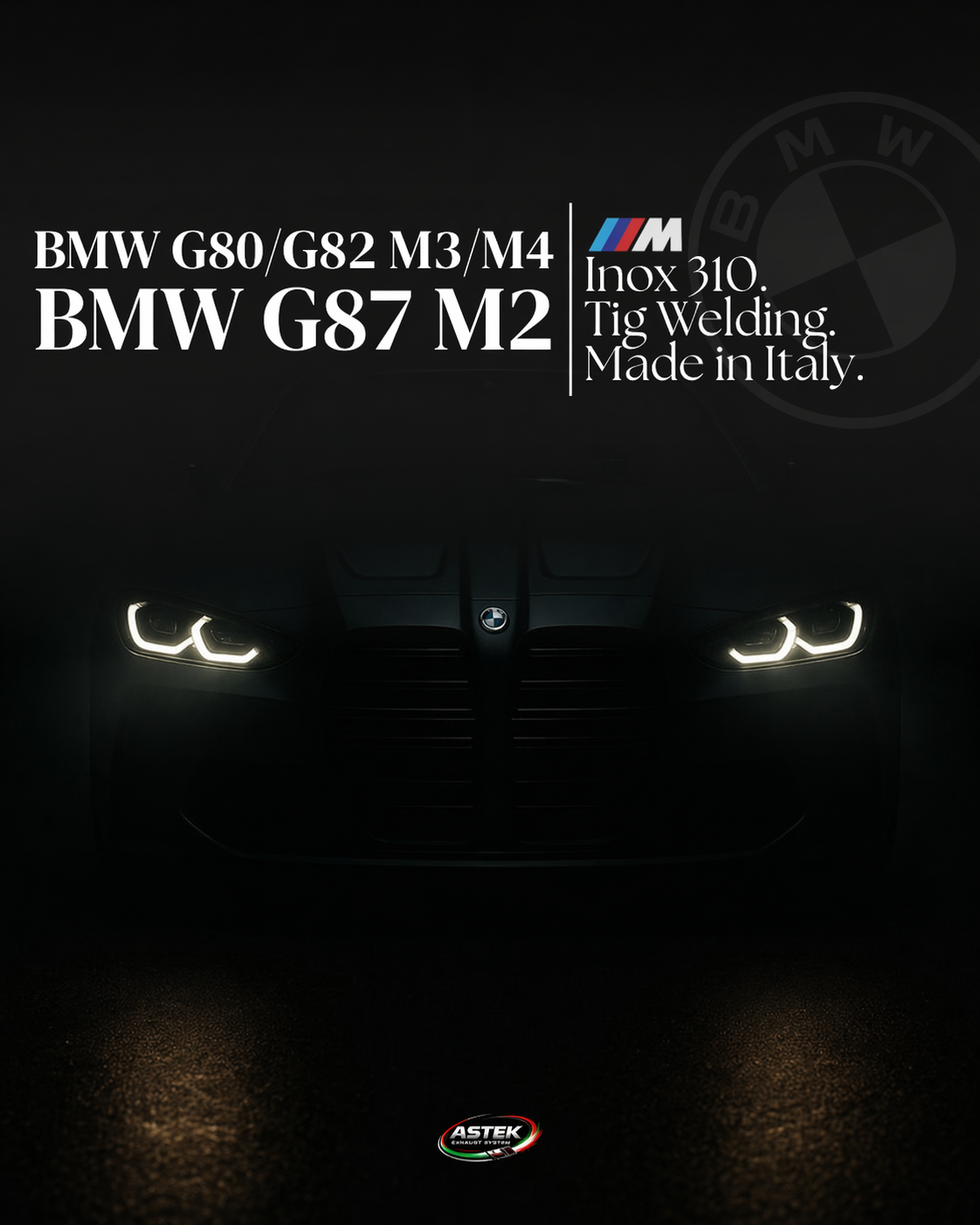 Escapamento Astek para BMW M2