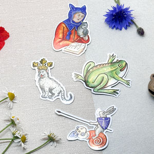 Mittelalterliche Aufkleber