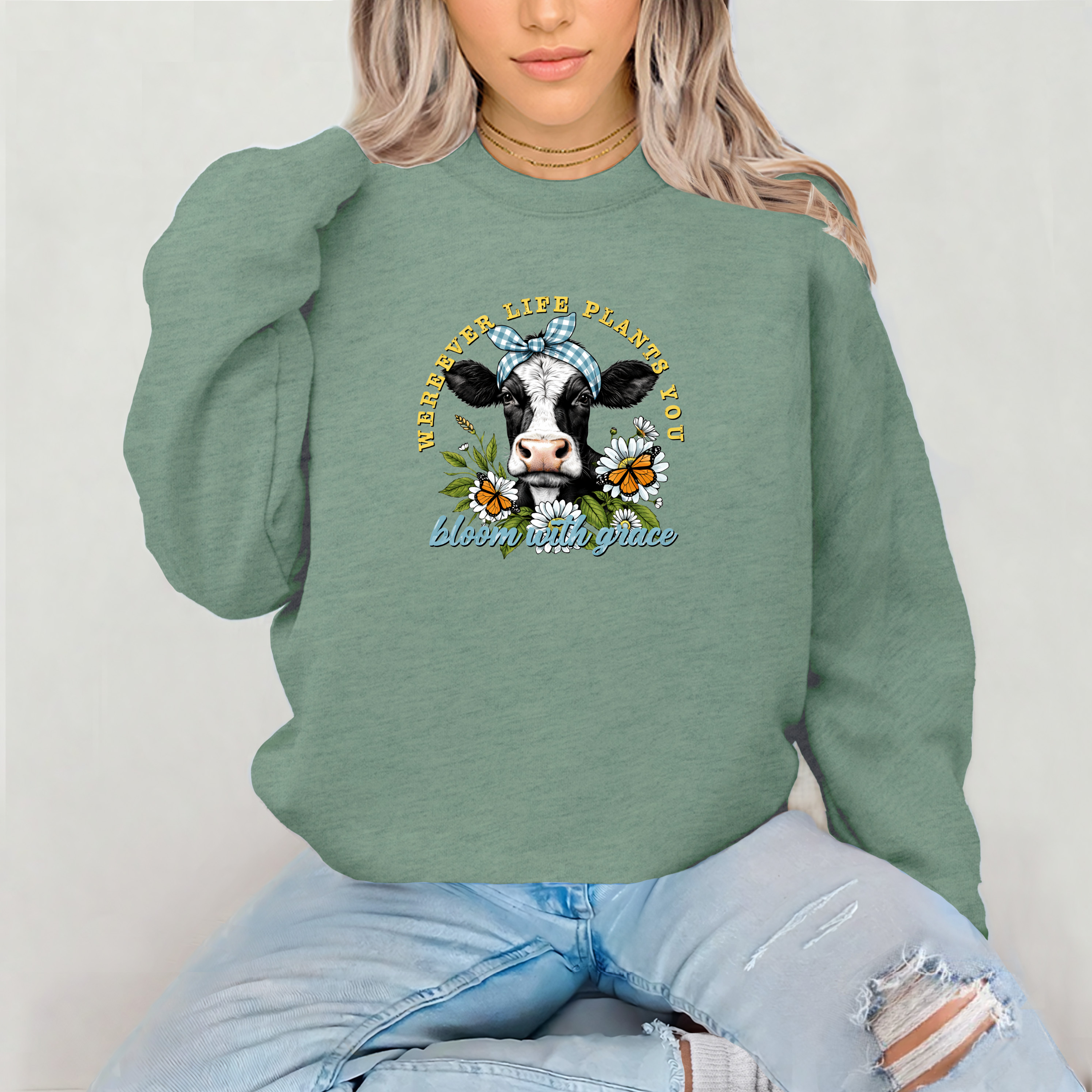 Bloom Where You're Planted Sweater