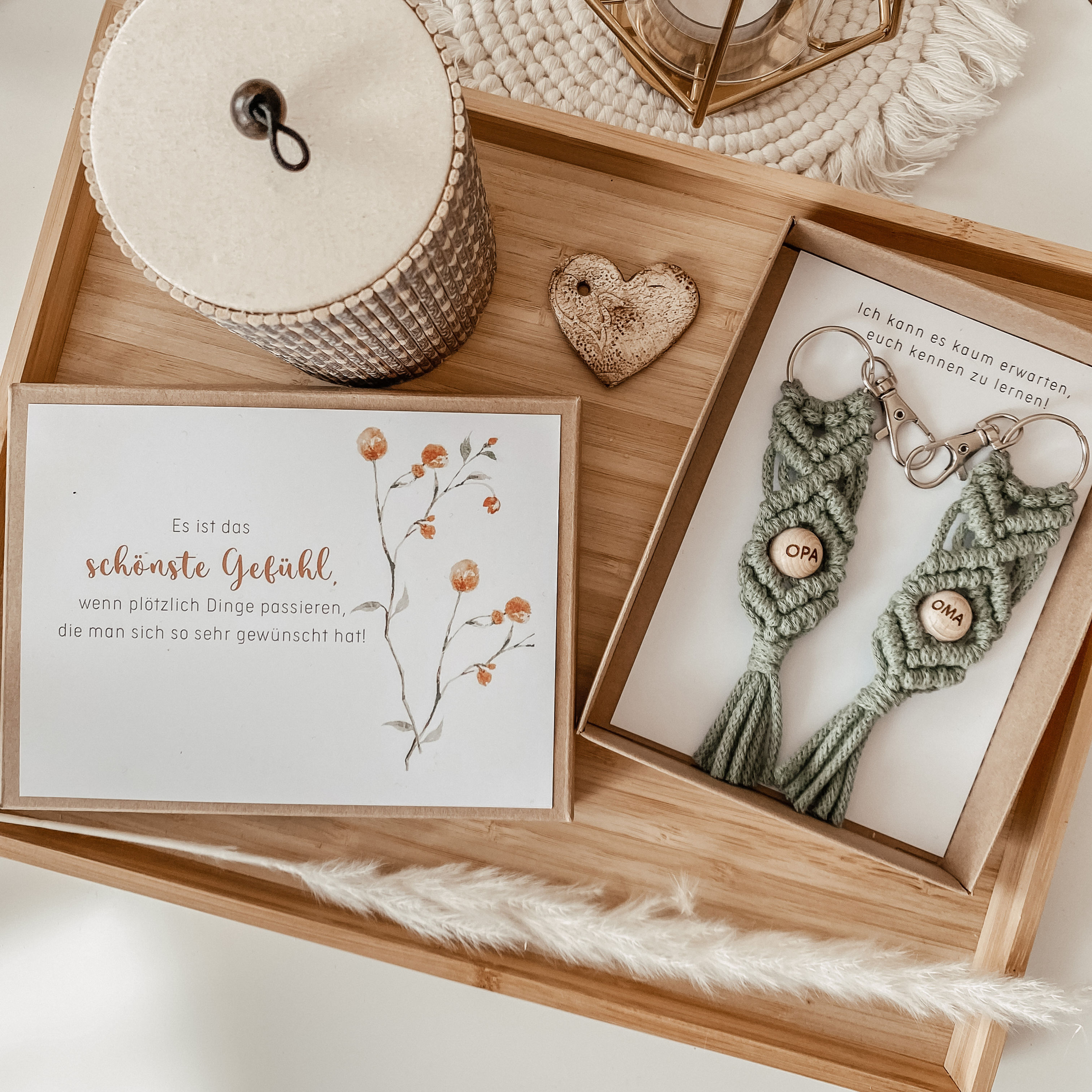 Geschenkbox "Du wirst Oma/Opa"