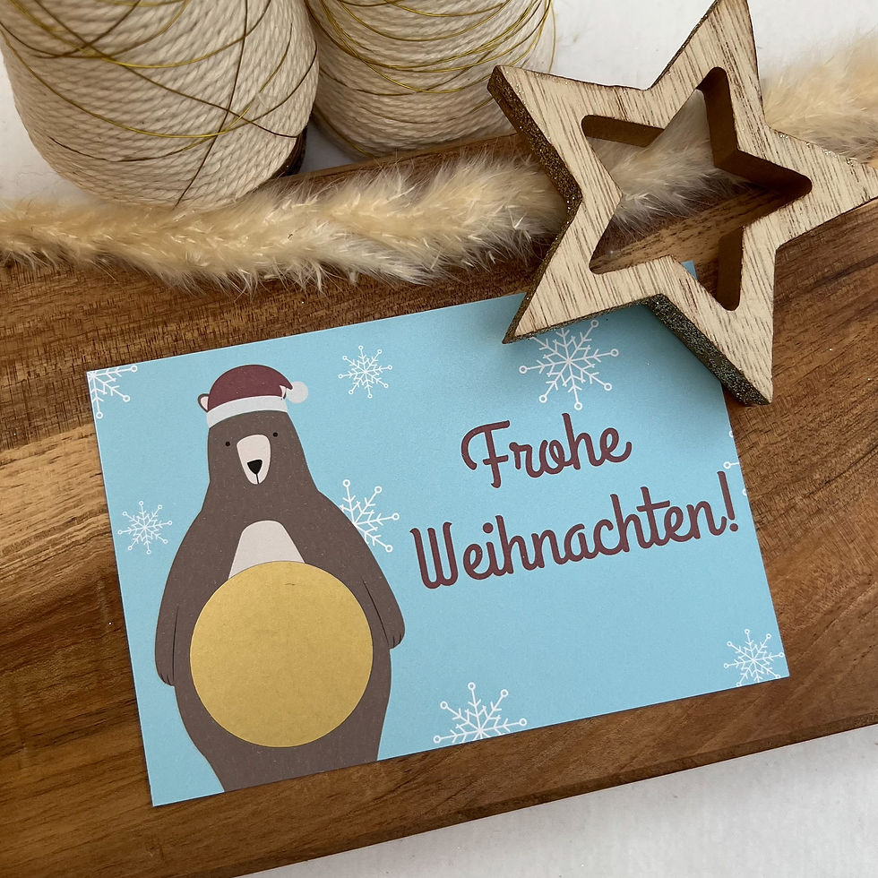 Miniaturbild: Rubbelkarte Weihnachten 3 motive