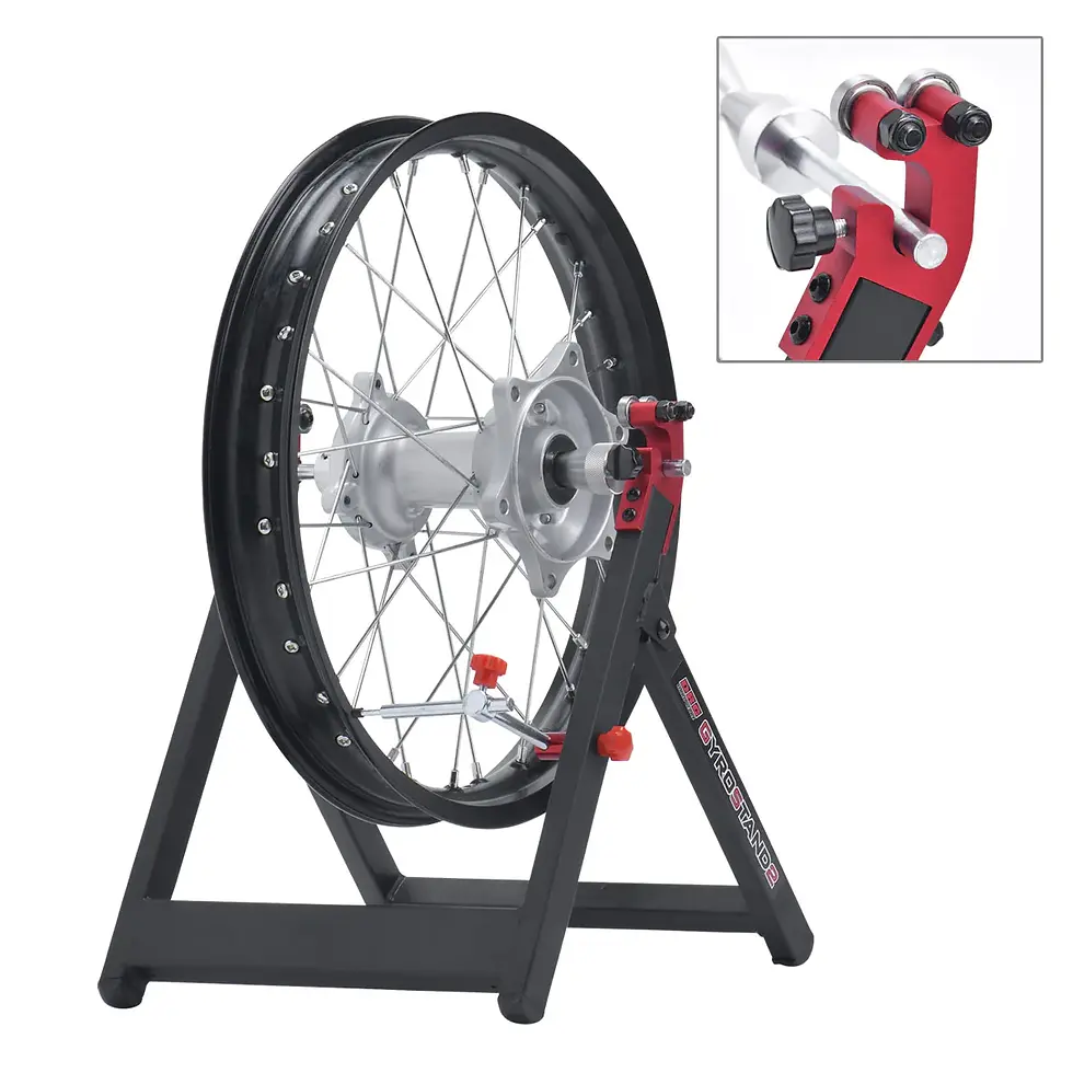 Thumbnail: Balanceadora Manual Para Llantas De Motocicleta Hasta 23