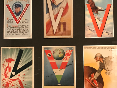 El arte de la influencia; propaganda de postales de la era de las Guerras Mundiales.