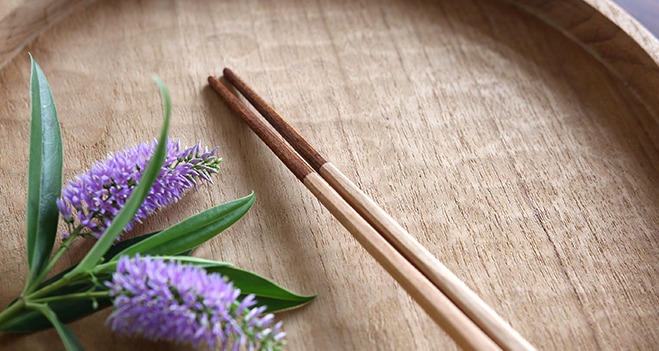 Arranged Food and Objects