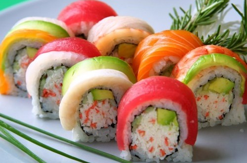 Arranged Food and Objects