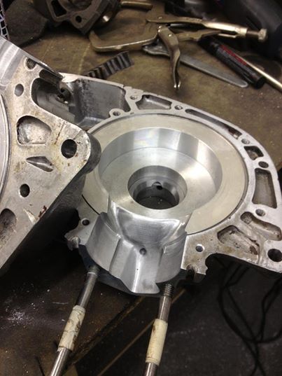 Crank case machined