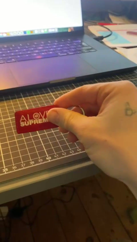 Thumbnail: LEATHER ALS/FTM KEYRING