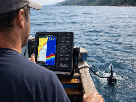 Penggunaan Garmin Fishfinder 585 Plus untuk batimetri mengukur kedalaman laut