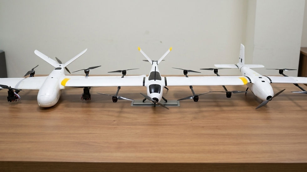 Perbandingan seri NiVO VTOL V2, V3, Pro V5 untuk pemetaan lahan