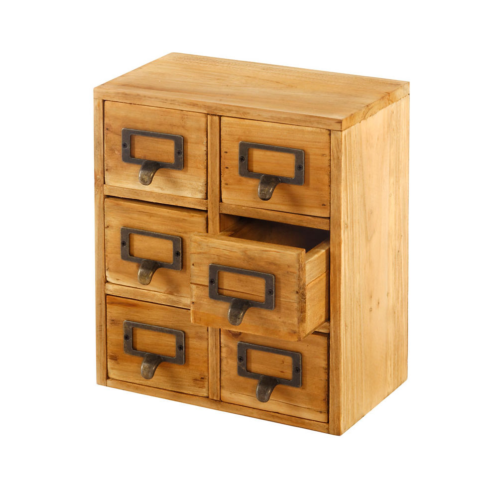 Thumbnail: Rustic Storage Drawers (6 drawers)
