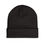 Thumbnail: Embroidered Skull & Cross Prime Knit Beanie — Black Cuffed Winter Hat