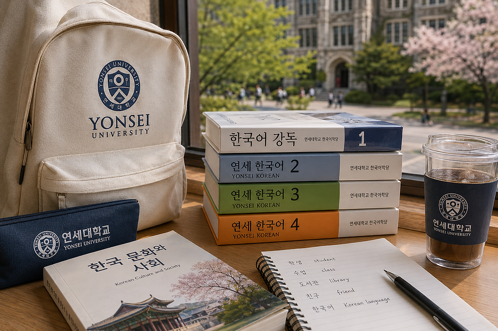 Yonsei University Korean language textbooks and study materials for international students in South Korea