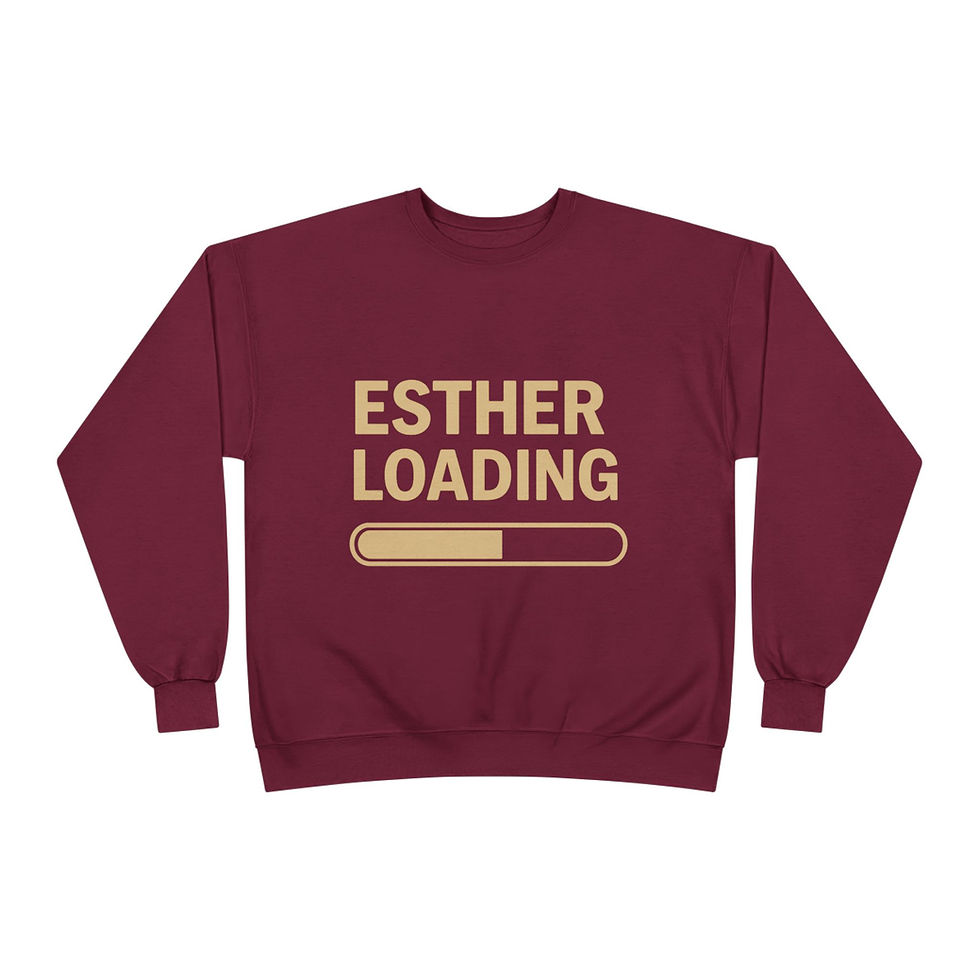 ESTHER LOADING Unisex EcoSmart® Crewneck