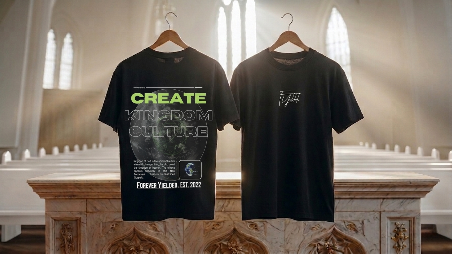 Neon green Create work kindgom culture graphic