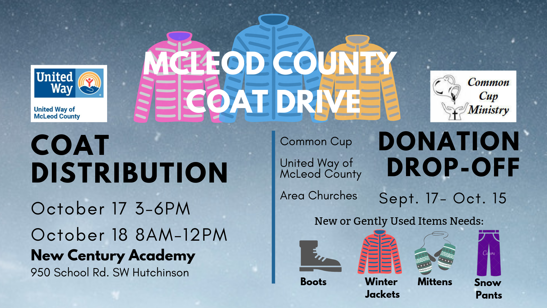 McLeod County Coat Distribution