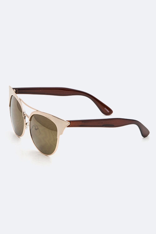 Thumbnail: Cherie Retro Metal Sunglasses