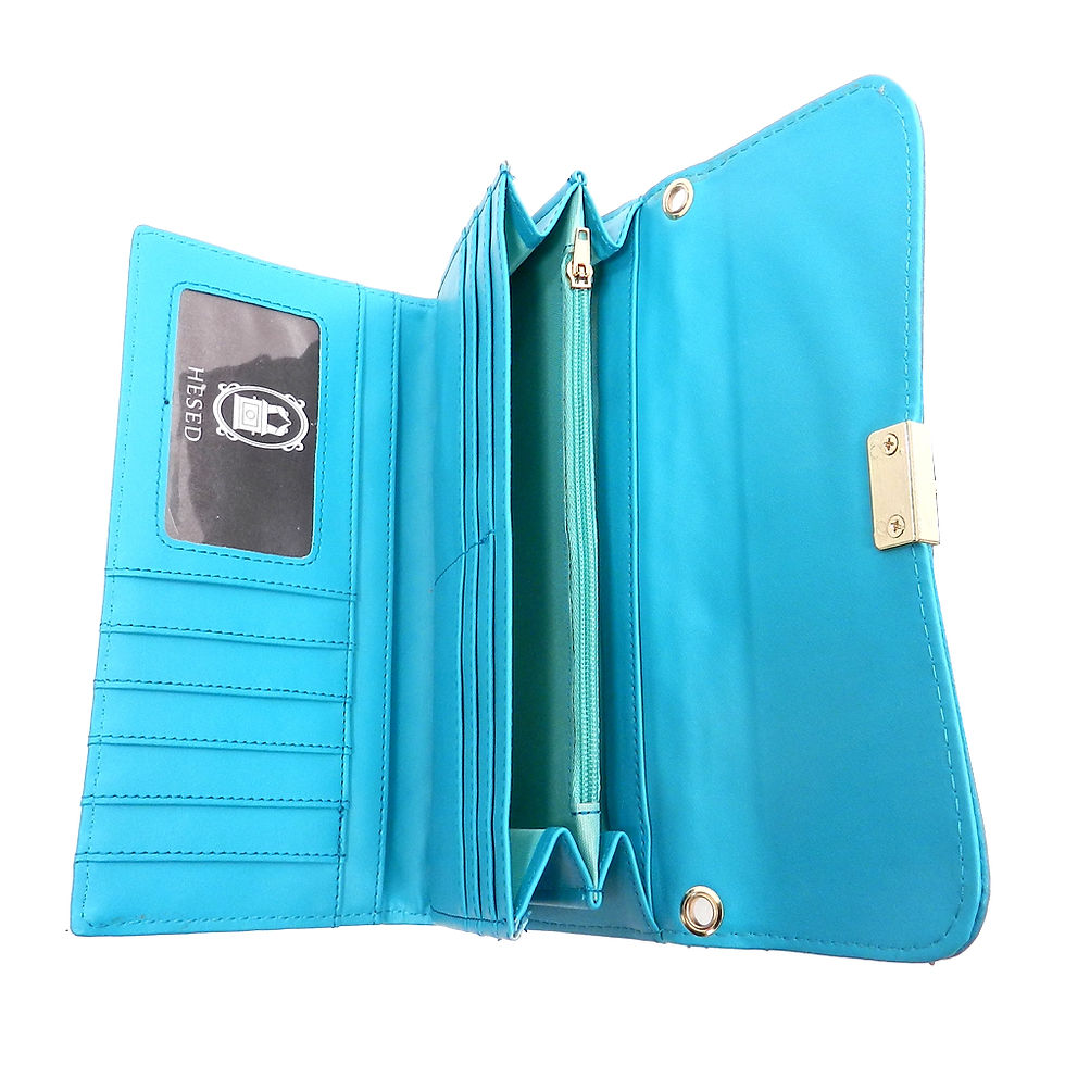 Thumbnail: Blue Quilted Wallet