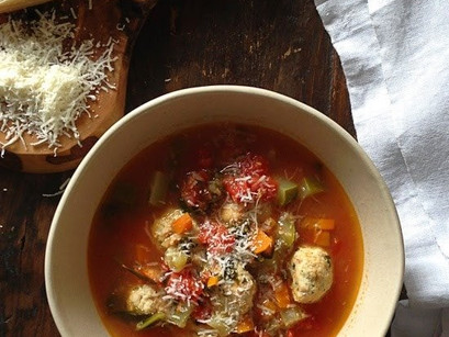 MARIA’S WEEKLY RECIPES: INI TURKEY MEATBALL VEGETABLE SOUP