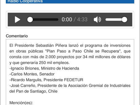 Turismo frente al plan de reactivación (Radio Cooperativa)