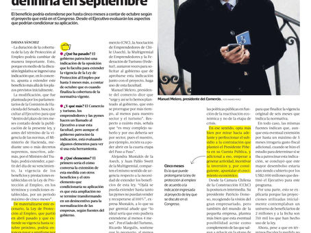 Fedetur pide extender protección del empleo (Pulso)