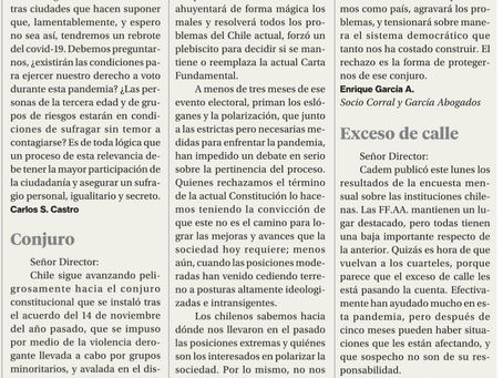 El conjuro plebiscitario (La Segunda)