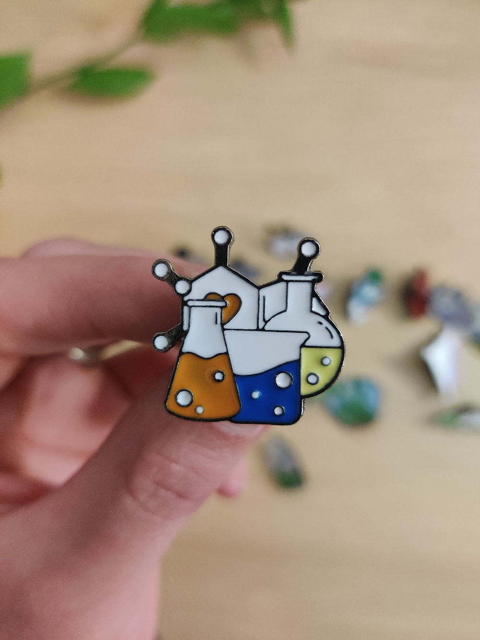 Thumbnail: Science enamel badges 