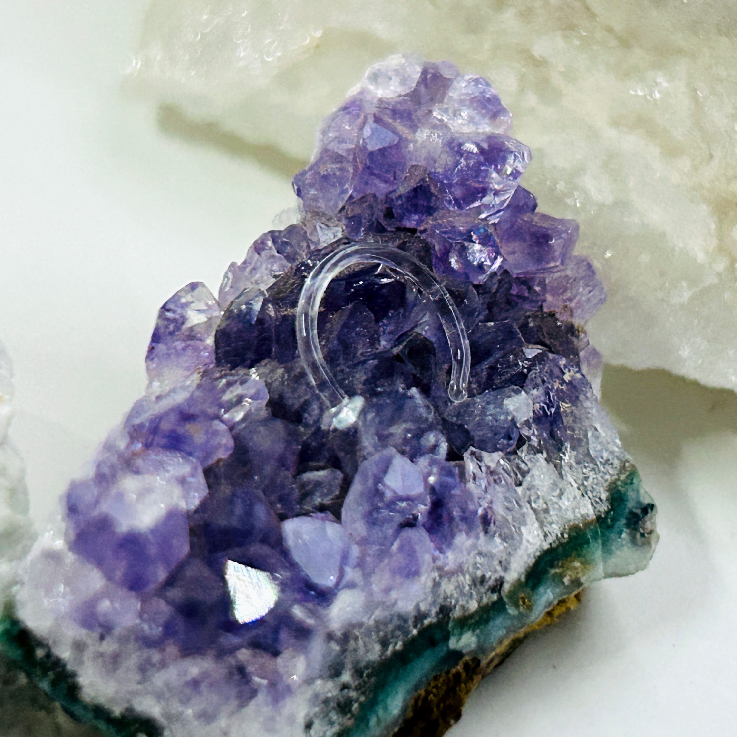 C-Ring de vidrio para nostril (18g)