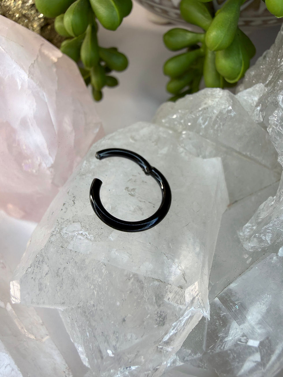 Thumbnail: Argolla Gaia titanio PVD negro (16g, 14g)