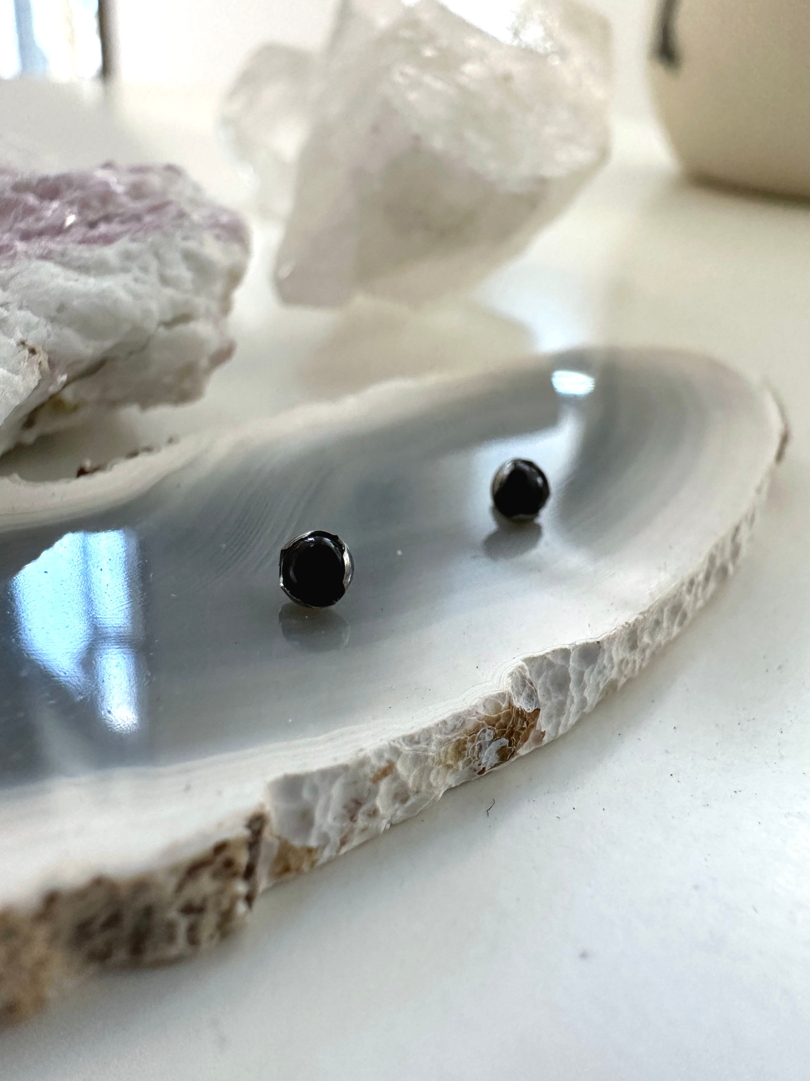 Top ágata cabuchón (pin)