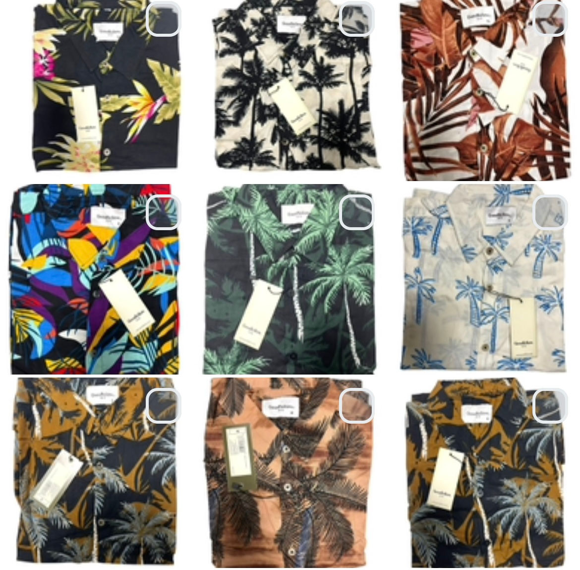 Men's Regular Fit Tropical Print Button Front Shirt, Hawaiian Shirt, Short Sleev