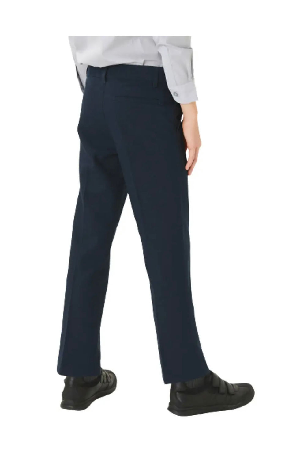 Thumbnail: BOYS SCHOOL TROUSERS ADJUSTABLE WAIST REGULAR/SLIM/ PLUS FIT SCHOOL UNIFORM 