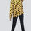 Thumbnail: Ladies Trendy Polka Printed Drop shoulder Baggy Pullover Sweatshirts Winter Tops