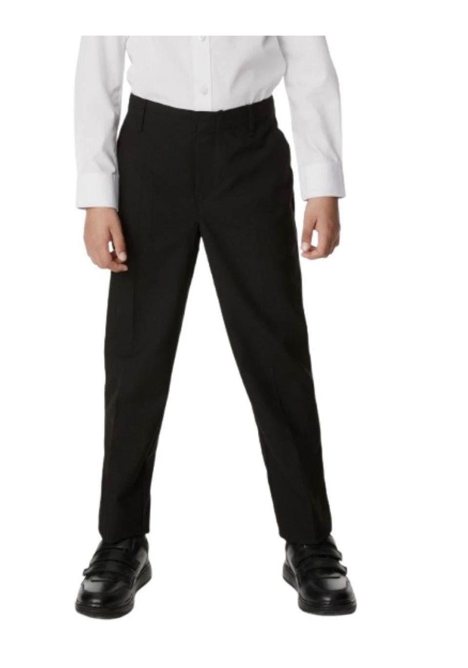 Thumbnail: Boys Black School Trousers Slim Leg School Uniform boys school   1.50 