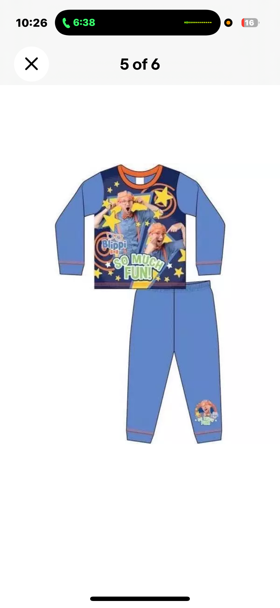 Thumbnail: Blippi Pyjamas Pjs Unisex Nightwear Sleepwear Kids Childrens Toddler Character