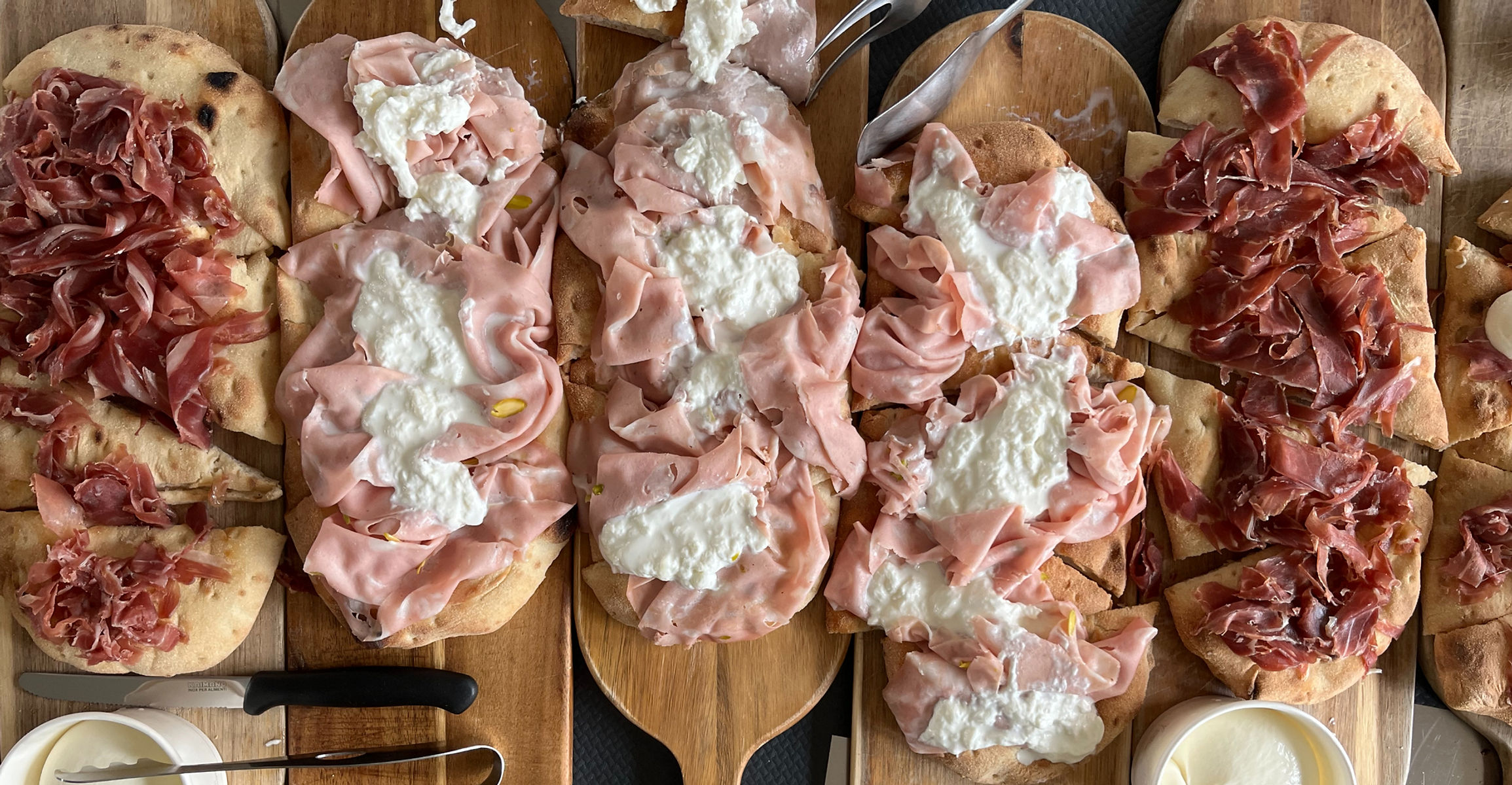 Pinsa gourmet lievitata alla romana