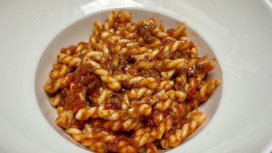 Caserecce al ragu' bolognese