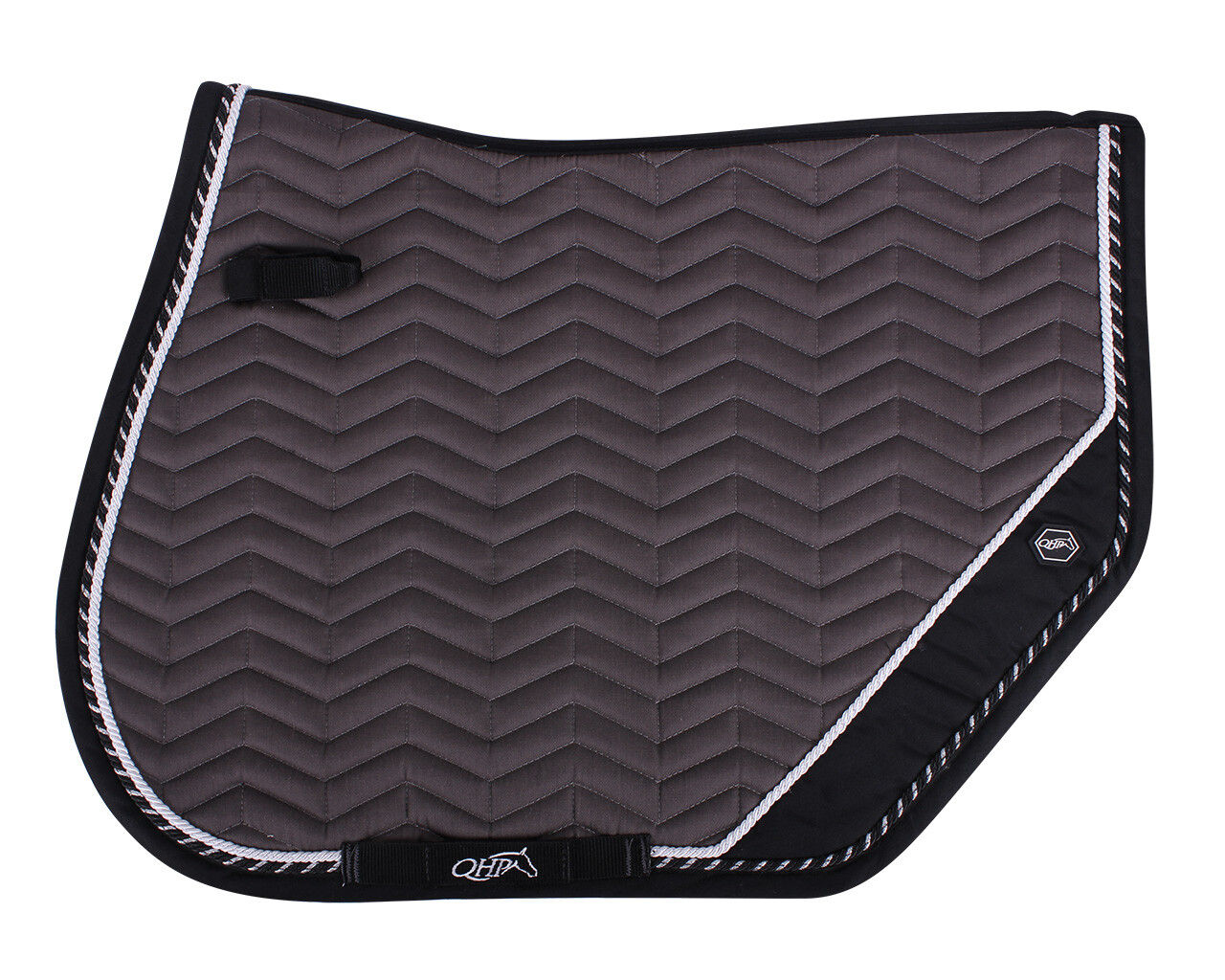 QHP Saddle Pad Shiva - Black/Grey