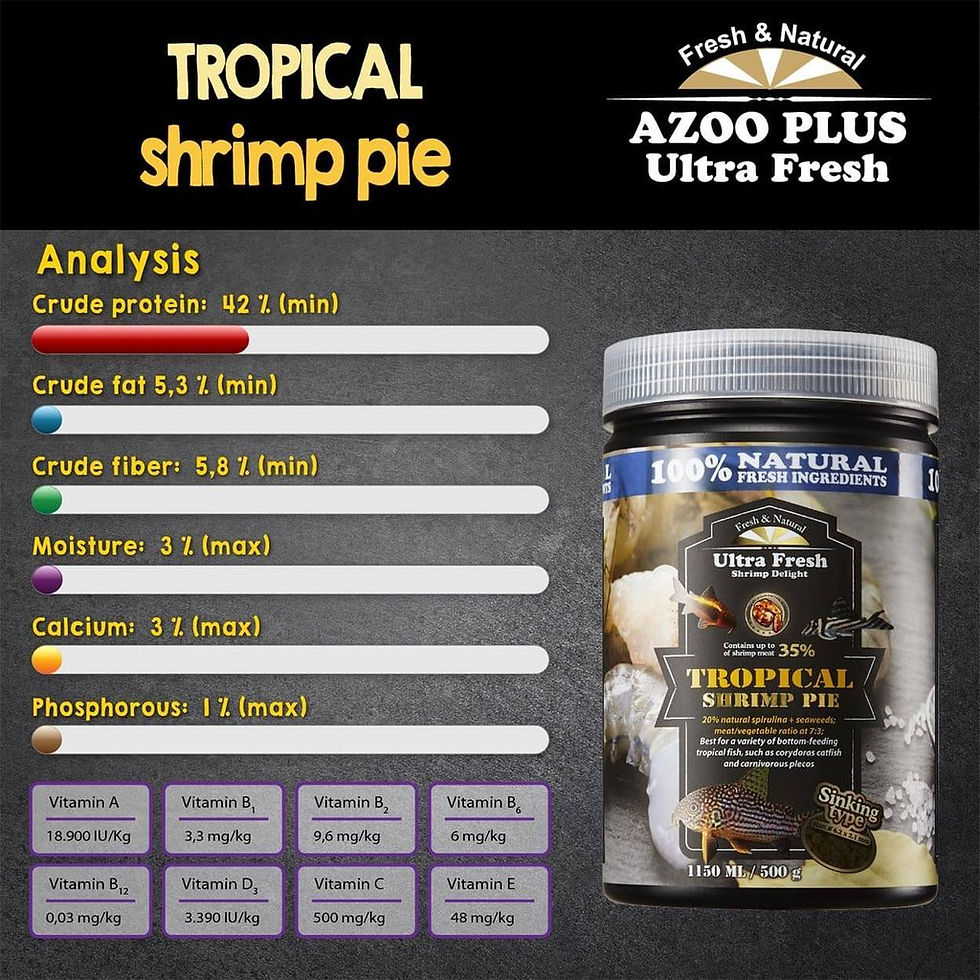Miniatura: AZOO Tropical Shrimp Pie - Corydoras