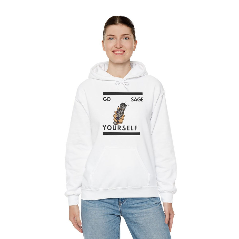 Thumbnail: GO SAGE YOURSELF ™ Hooded Sweatshirt