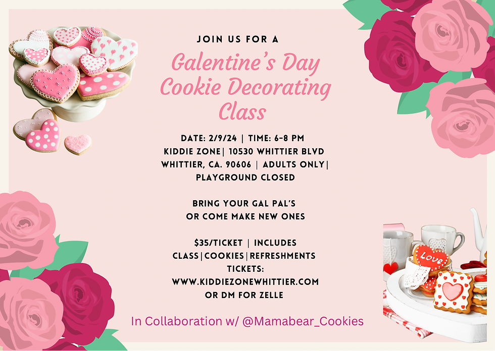 Galentine Cookie Decorating Class